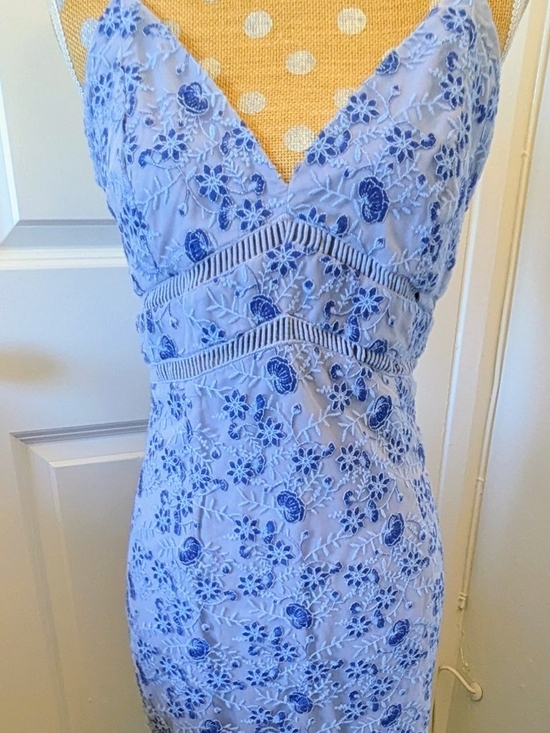 butterfly embroidered dress Sapphire – imrasaeed
